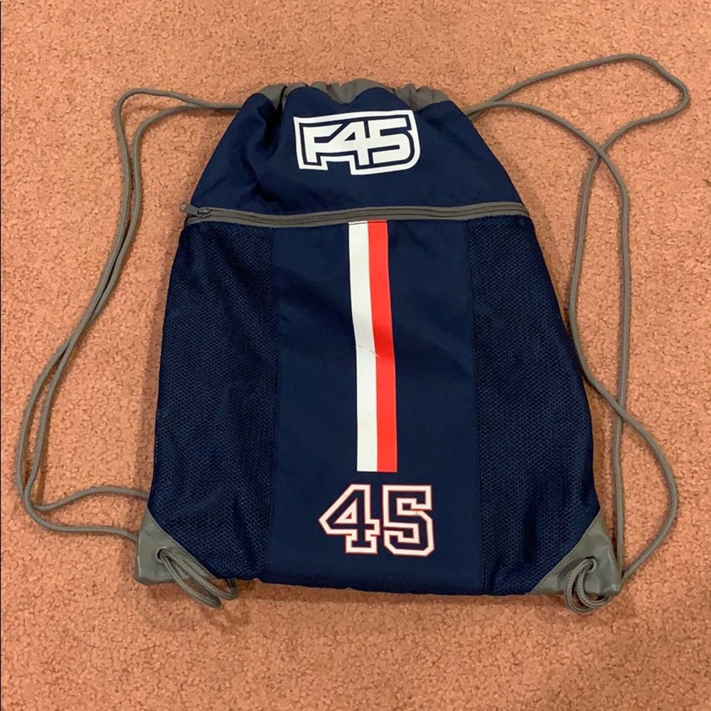 F45 drawstring backpack